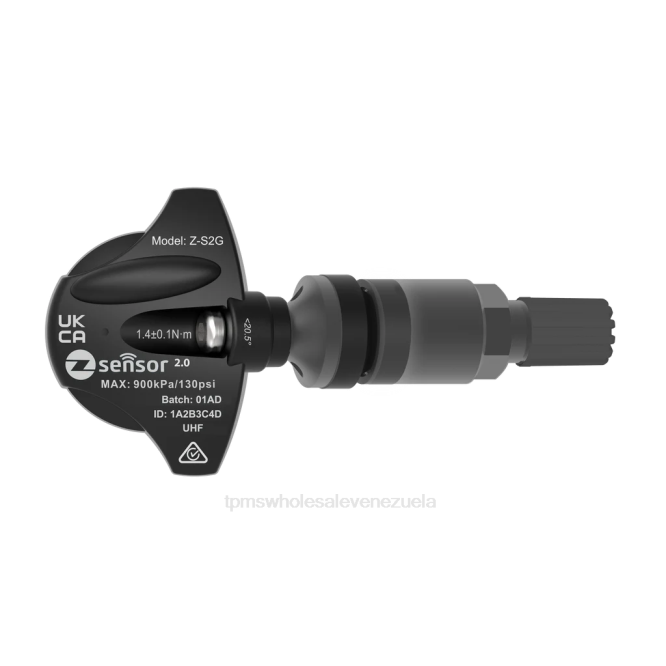 Sensor TPMS Hyundai - Sensor tpms de repuesto para toyota oe - oe p/n 4260733011 frecuencia 315mhz F0DN527 vástago de válvula de metal - gris oscuro